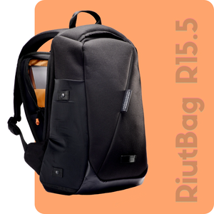 RiutBag R15.5 Everyday Carry Laptop Backpack | Secure, 23.5L Capacity